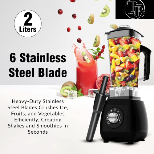 5Core Juicer Blender Machines 2000W Countertop Kitchen Smoothie Maker W 68Oz Jar